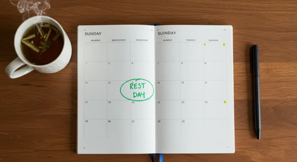 Incorporate Rest Days for Mental Clarity